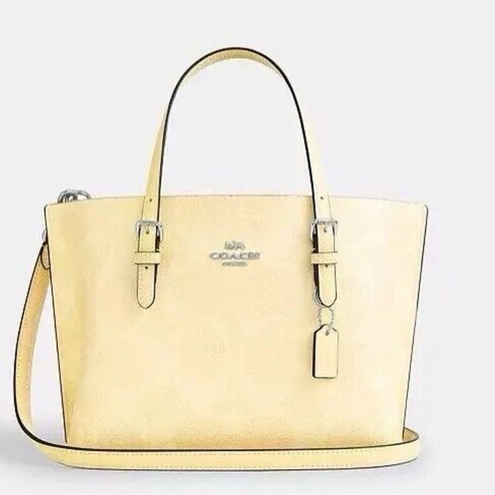 NWT! COACH Mollie Tote Bag 25 In Signature Canvas